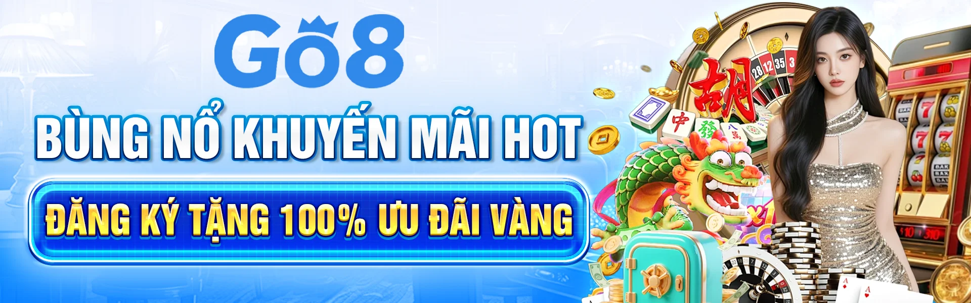 Banner GO8 về ứng dụng và khu nội dung di động